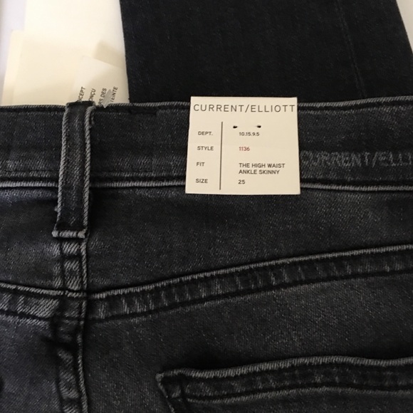Current Elliott The High Waisted Skinny Jeans - Picture 4 of 5